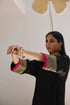 HEENA KAFTAN - BLACK & PINK