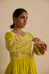 FRONT AND BACK YOKE KURTA - YELLOW CO-ORD SET (2PC SET)