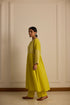 FRONT AND BACK YOKE KURTA - YELLOW CO-ORD SET (2PC SET)