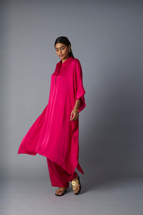 CHANDNI KAFTAN SET PINK