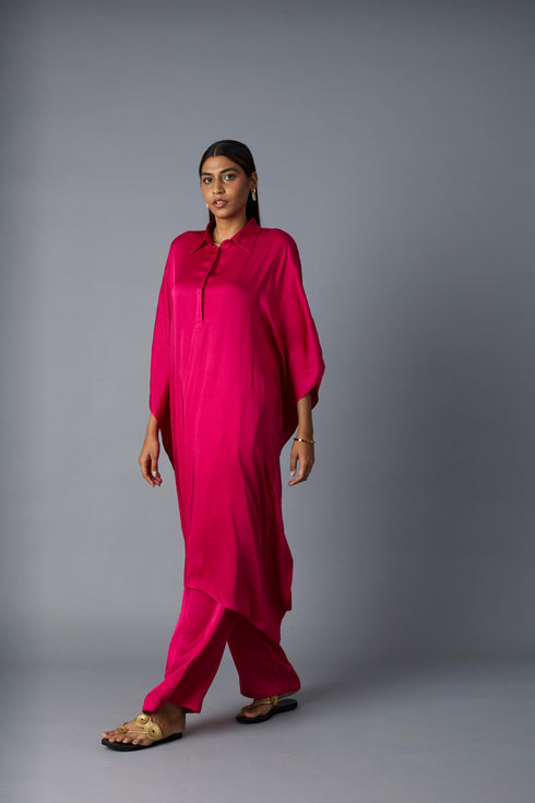CHANDNI KAFTAN SET PINK