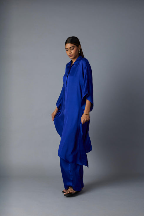CHANDNI KAFTAN SET - ROYAL BLUE