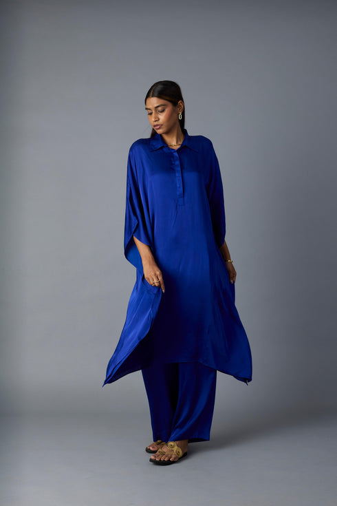 CHANDNI KAFTAN SET - ROYAL BLUE