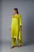 KAMAL CO-ORD SET -LIME GREEN (SET OF TWO )