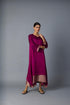 CHAMELI DRESS - PURPLE (WITH SLEEVE)