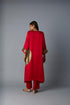 RANGOLI KAFTAN RED  (SET OF TWO)