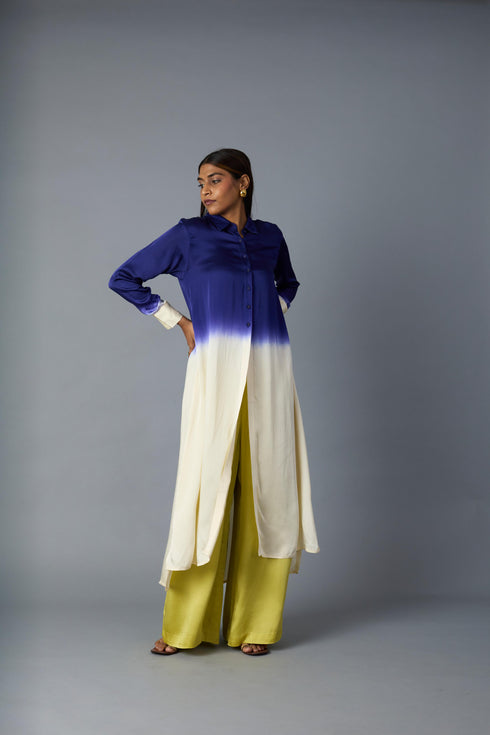 OMBRE CO-ORD SET ROYAL BLUE  (SET OF TWO)