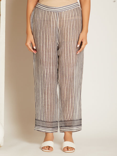 LINEN CO-ORD SET GREY
