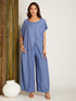ASYMMETRICAL TUNIC & PANT SET