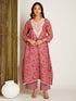LINEN KURTA SET ROSE