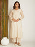 JAMDANI KURTA SET LONG WHITE
