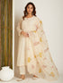 JAMDANI KURTA SET LONG WHITE