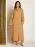 BUTTONED FRONT SHIRT DRESS