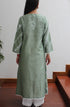 CHIKANKARI OVERLAY - GREEN