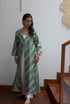 CHIKANKARI OVERLAY - GREEN
