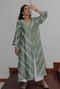 CHIKANKARI OVERLAY - GREEN