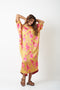V-NECK KAFTAN - YELLOW