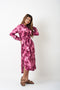 TIE UP SHIRT DRESS - PURPLE