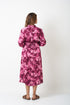 TIE UP SHIRT DRESS - PURPLE