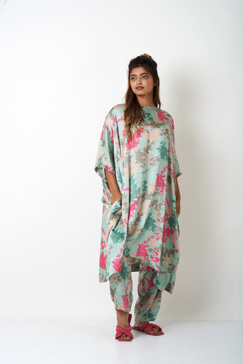 FLORAL KAFTAN CO-ORD SET