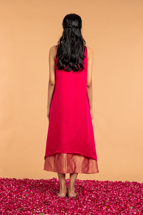 CHAMELI HALTER NECK DRESS