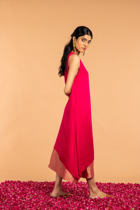 CHAMELI HALTER NECK DRESS