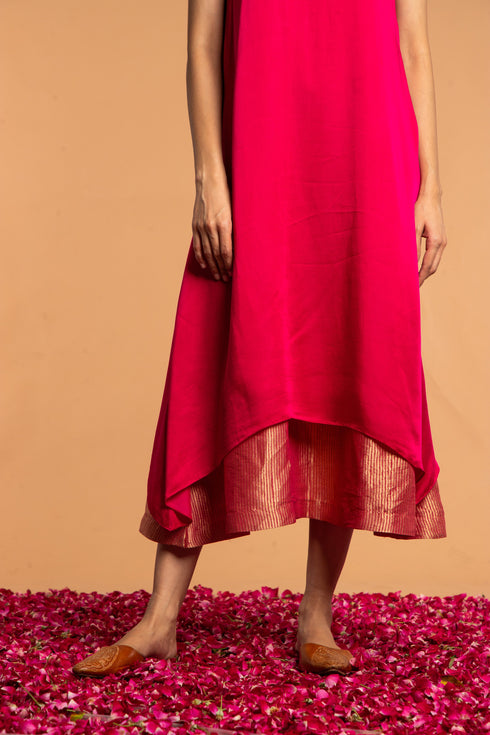 CHAMELI HALTER NECK DRESS
