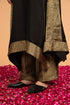 KAMAL ASYMMETRICAL  TUNIC- BLACK