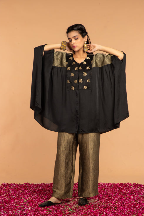 GULAB YOKE SHORT KAFTAN CO -ORD SET(2PC SET)