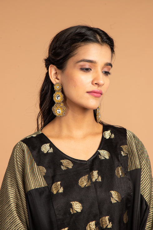 GULAB YOKE SHORT KAFTAN CO -ORD SET(2PC SET)