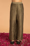 STRIPED ZARI PANTS - BLACK