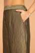 STRIPED ZARI PANTS - BLACK