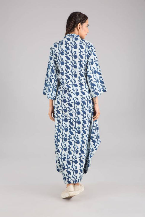 AMATRA HIGH LOW-INDIGO