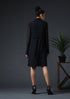 BLACK SHIRT DRESS
