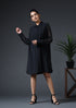 BLACK SHIRT DRESS