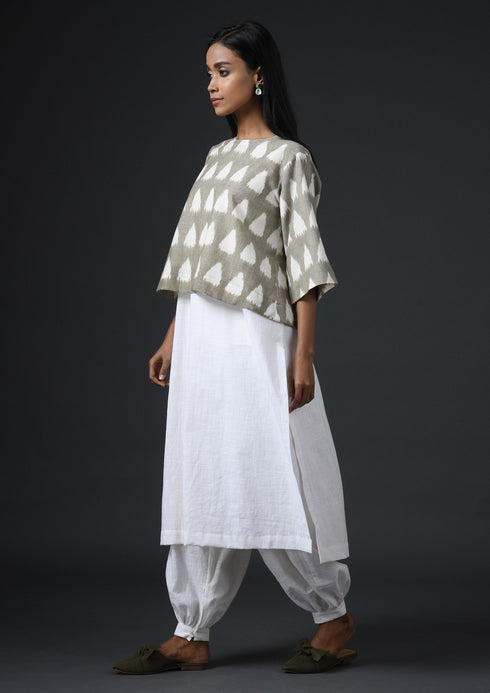 CO-ORD SET- IKAT BROWN