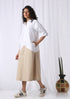DRAPED PANEL DRESS
