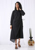 FLAP WRAP LONG TUNIC