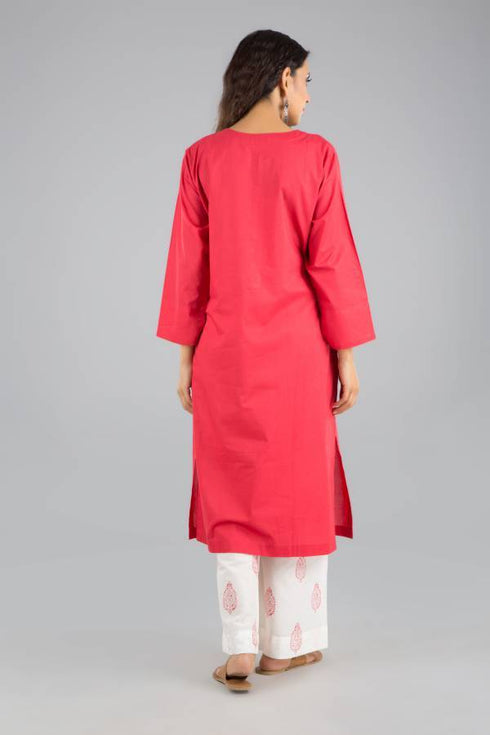 ZOYA TUNIC- RED