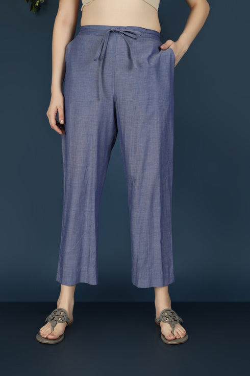 BLUE STRIPED KURTA CO-ORD SET