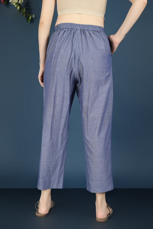 BLUE STRIPED KURTA CO-ORD SET