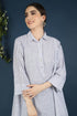 BLUE STRIPED KURTA CO-ORD SET