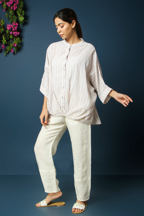 PLEAT HEM TOP