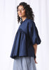 PUFF SLEEVE TOP - BLUE