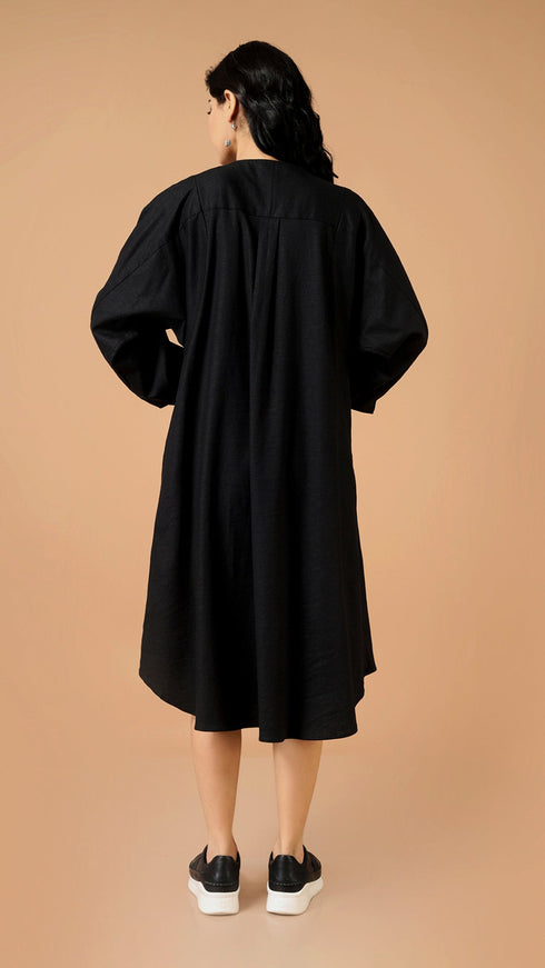 OVERSIZE ZIPPER DRESS