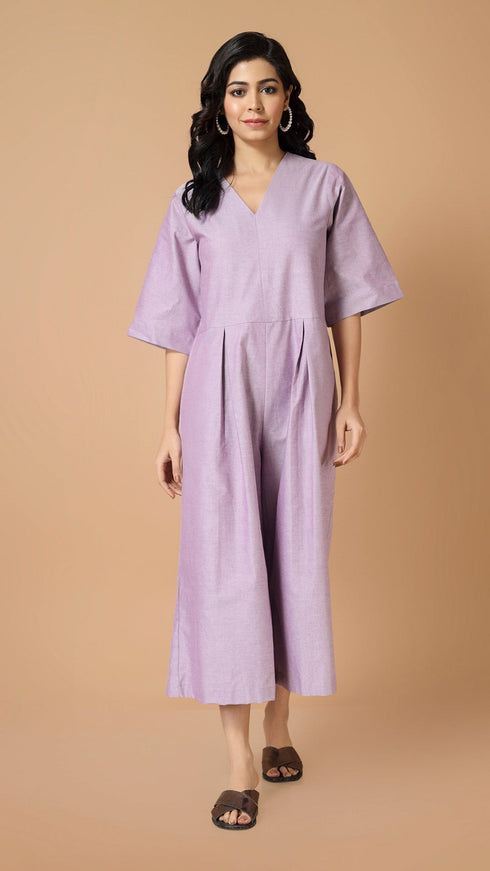 GATHERED JUMPSUIT