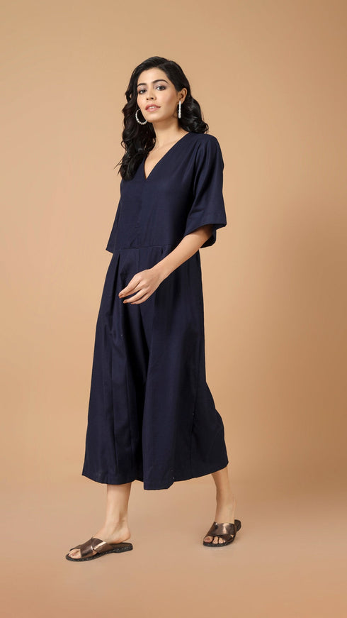 GATHERED JUMPSUIT