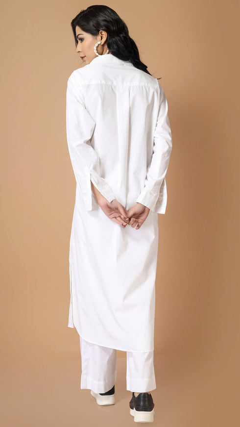 WRAP SHIRT CO-ORD SET