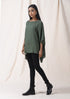 KAFTAN TOP-OLIVE