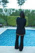 METALLIC YOKE TUNIC